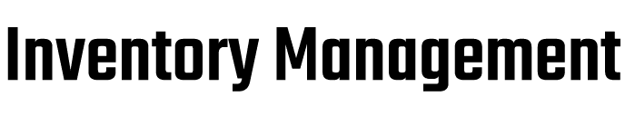 Inventory Management 