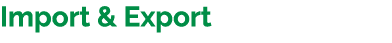 Import & Export
